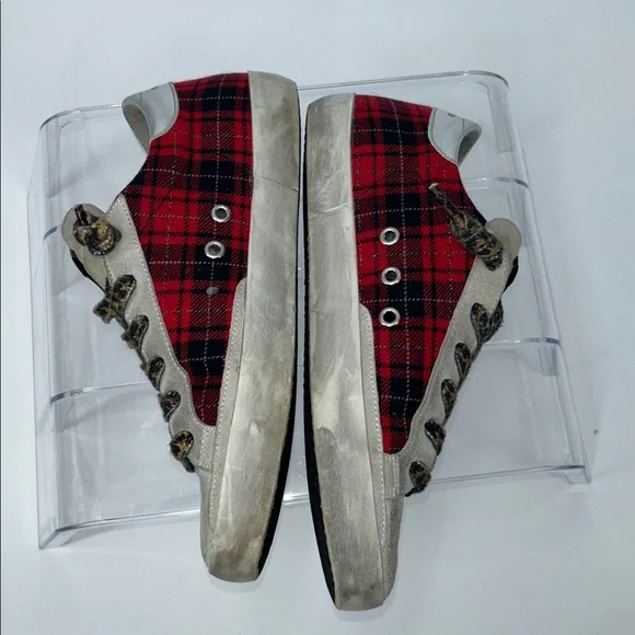 Golden Goose Suede Printed Sneakers Women's Size 8 IT 38 - Picture 7 of 12